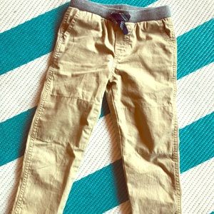 Khaki Draw-String Pants
